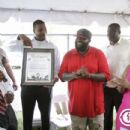 Rick Ross receives proclamation from City of North Miami Mayor Andre Pierre