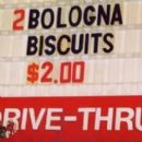 2 bologna biscuits...that's just good eating right there