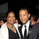 Oprah Winfrey and John Legend