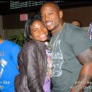 DC Radio Personality Angie Ange and Willis McGahee at his Birthday party in Wash DC