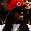 Lil Wayne attends New Orleans Hornets/Miami Heat game, Friday, Nov. 5, 2010