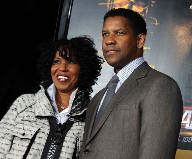 denzel and pauletta washington. Denzel and Pauletta Washington at premiere of #39;Unstoppable#39; @ Regency Village Theater