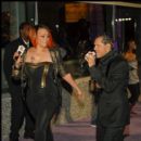 Singers Faith Evans and El Debarge sing on their arrival to the 2010 Soul Train Awards