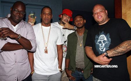 Jay-Z, French Montana and Usher