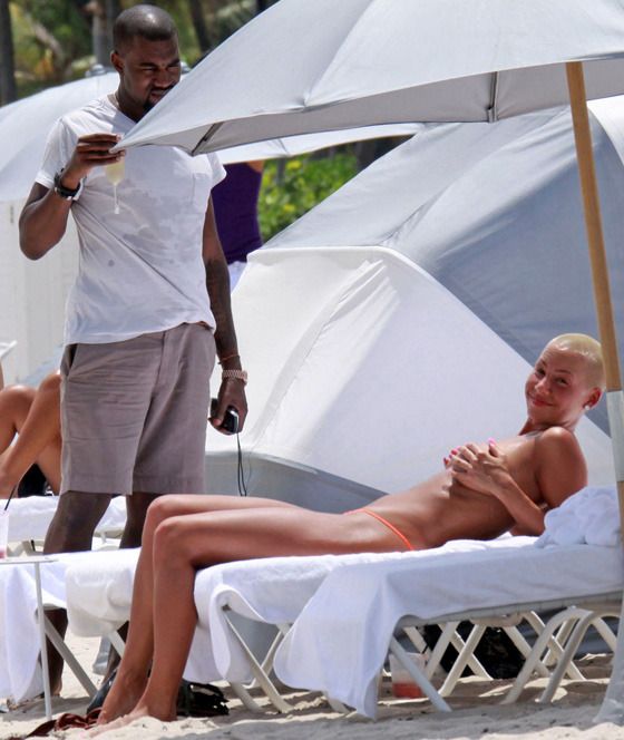 kanye west and amber rose 2011. Kanye West and Amber Rose