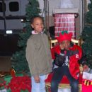 Kids in Santa's chair
