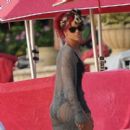 Rihanna spends Christmas in 2010 in Barbados