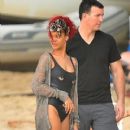 Rihanna spends Christmas in 2010 in Barbados