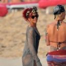 Rihanna spends Christmas in 2010 in Barbados