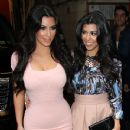 Kim and Kourtney Kardashian appear on 'Live with Regis and Kelly' in NYC (1/19/11)