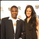 Tracy Morgan and Katie arrive to the NFL Players Party