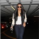 Ciara exiting a parking structure in Beverly Hills, CA on Sunday, Feb 27