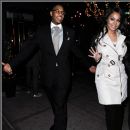 Carmelo Anthony and Lala Anthony out at Abe & Arthur’s Restaurant in NYC (3/29/2011)
