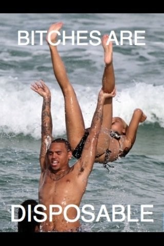 Is this how Chris Brown feels about females?