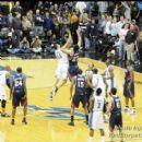 The games opening tip won by Wizards JaVale McGee