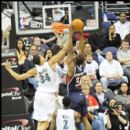 Hawks Hilton Armstrong goes up against Wizards JaVale McGee