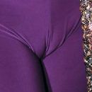 Close-up of Lil Kim's cameltoe