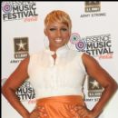 Atlanta Housewives' Star NeNe Leakes backstage at the Convention Center