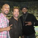 Common, Jeremy Piven and Baron Davis