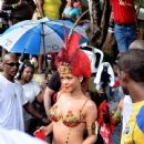Rihanna dances at 2011 Kadooment Day Parade in Barbados
