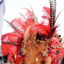 Rihanna at 2011 Kadooment Day Parade in Barbados