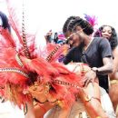 Rihanna at 2011 Kadooment Day Parade in Barbados