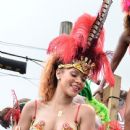 Rihanna at 2011 Kadooment Day Parade in Barbados