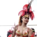 Rihanna at 2011 Kadooment Day Parade in Barbados
