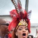 Rihanna at 2011 Kadooment Day Parade in Barbados