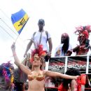 Rihanna at 2011 Kadooment Day Parade in Barbados