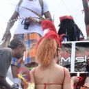 Rihanna at 2011 Kadooment Day Parade in Barbados