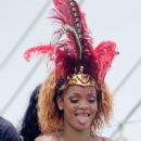 Rihanna at 2011 Kadooment Day Parade in Barbados