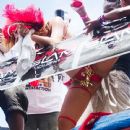 Rihanna at 2011 Kadooment Day Parade in Barbados