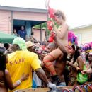 Rihanna at 2011 Kadooment Day Parade in Barbados