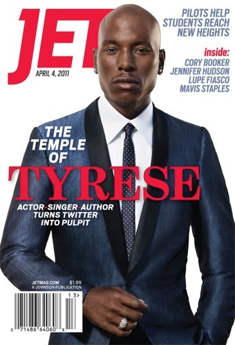 Tyrese cover the April 4th issue of JET Magazine