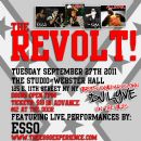 The Revolt! featuring ESSO, Lydia Caesar and Siya