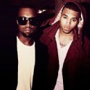 Kanye West and Chris Brown