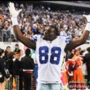 Cowboys Dez Bryant gets the fans at Cowboys Stadium excited