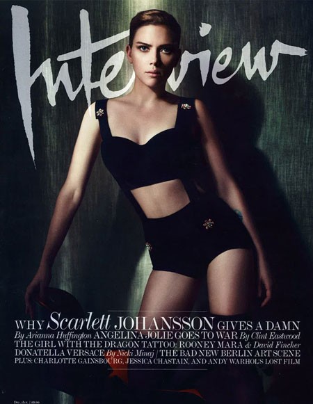 Scarlett Johansson Scarlett Johansson covers'Interview' magazine