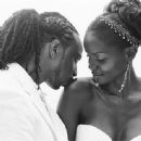 Model Tomiko Fraser and husband