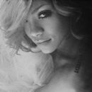 Rihanna in black and white