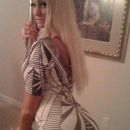 white girl with a big booty and she's fond of "the pole"