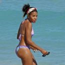 Angela Simmons enjoys the water