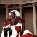 Michael Jackson, the King of Pop sits on his throne