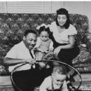 Dr. King, wife Coretta and two of their children enjoy family time