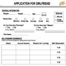 Application for Girlfriend