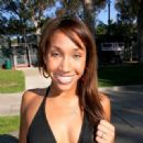 Diznee is sexy in a black bikini