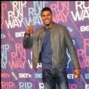 NFL Superbowl Champion Ramsen Barden of the NY Giants shows love on the red carpet