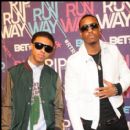 Diggy Simmons and Jeremih on the red carpet before their performance at BET Rip the Runway