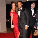 John Legend and fiancee model Chrissy Teigen at 2012 White House Correspondents Dinner